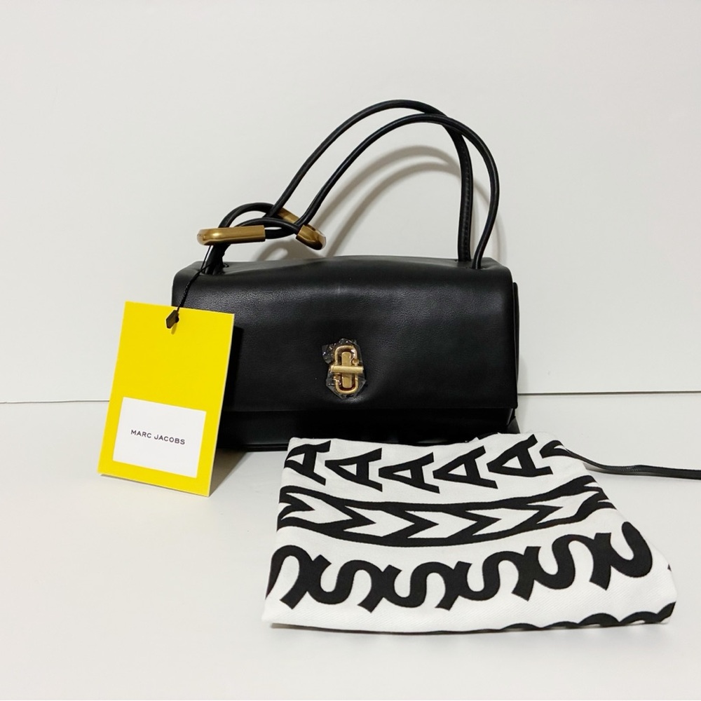 🌸New Marc Jacobs Black Leather Mini Dual Handbag